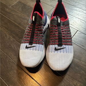 Nike Phantom React Men's Flyknit Upper Neon Red Running Athletic Shoes
